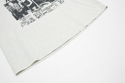 DAXUEN Oversized raglan sleeve t-shirt with graphic print