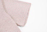 DAXUEN Striped short-sleeved polo shirt with embroidered graphics