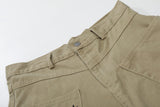 DAXUEN High-waisted wide-leg cropped cargo pants
