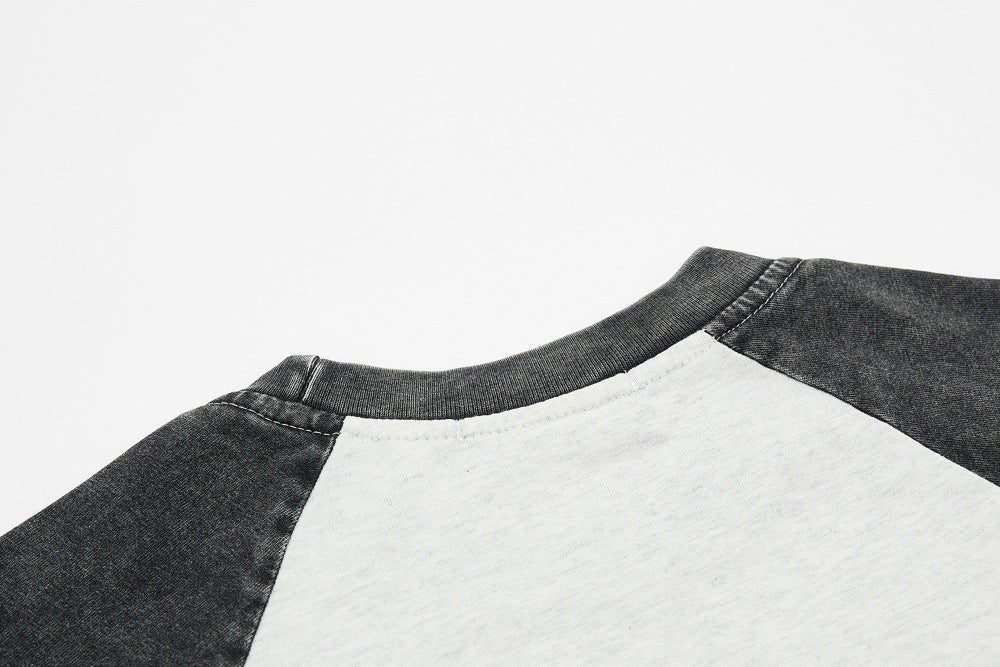 DAXUEN Oversized raglan sleeve t-shirt with graphic print