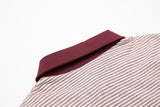 DAXUEN Striped short-sleeved polo shirt with embroidered graphics