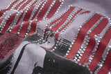 DAXUEN Vintage rock band graphic short-sleeve T-shirt