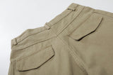 DAXUEN High-waisted wide-leg cropped cargo pants
