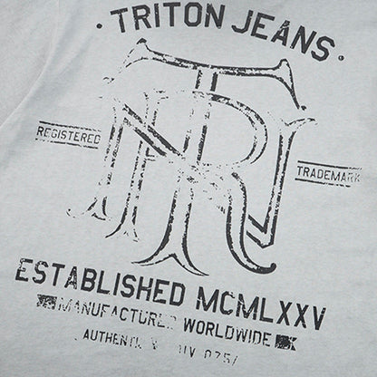 DAXUEN Graphic t-shirt featuring biker illustration and distressed text