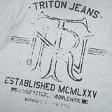DAXUEN Graphic t-shirt featuring biker illustration and distressed text