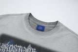 DAXUEN Graphic t-shirt featuring biker illustration and distressed text