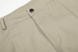 DAXUEN Wide-leg cargo pants in light beige/khaki color
