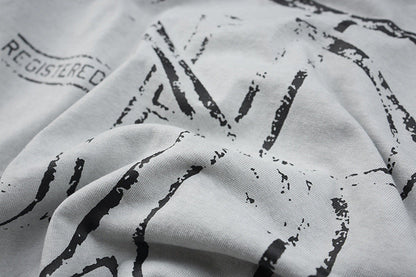 DAXUEN Graphic t-shirt featuring biker illustration and distressed text