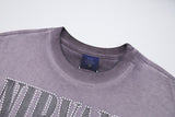 DAXUEN Oversized short-sleeved crew neck t-shirt with concert graphic