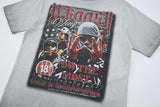 DAXUEN Oversized graphic t-shirt with distressed design