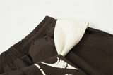 DAXUEN Loose-fitting wide-leg casual pants with abstract graphics