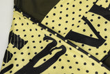 DAXUEN Wide-leg pants with contrast sash and decorative graphics