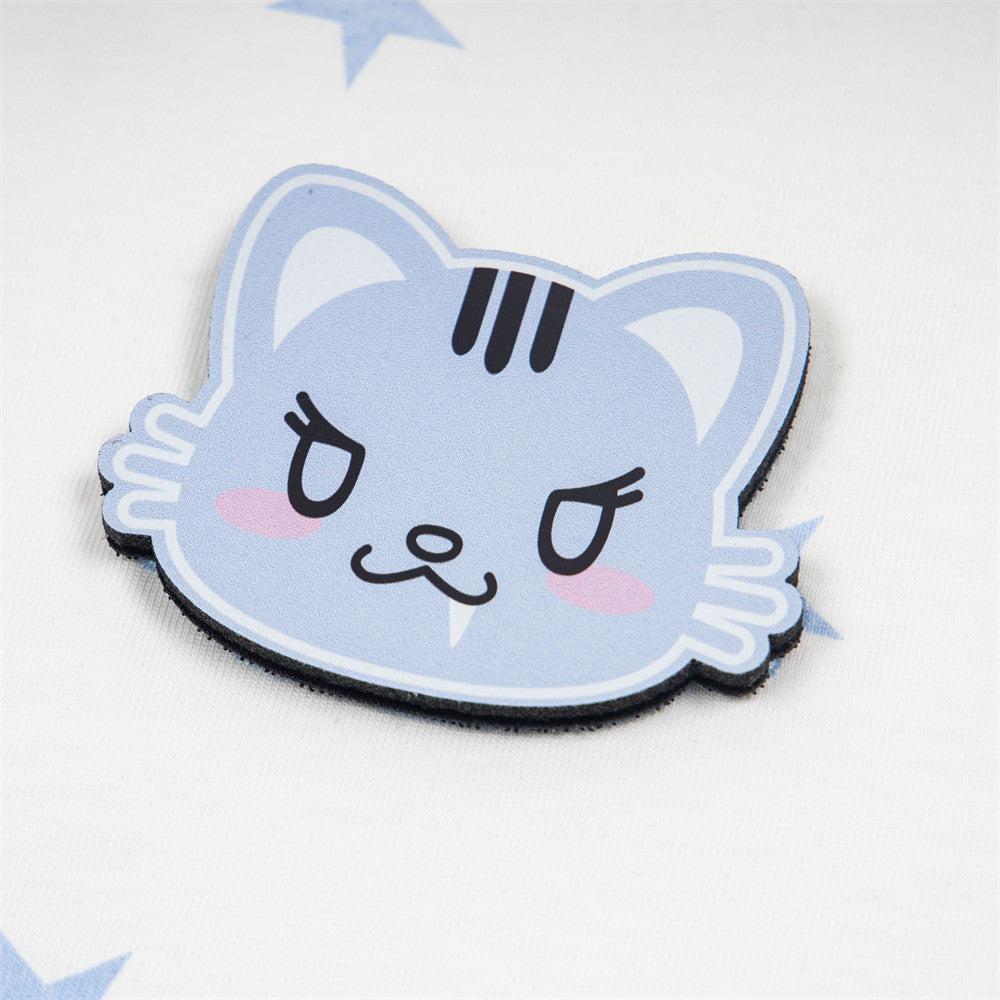 DAXUEN Relaxed fit short-sleeved t-shirt with cat graphic