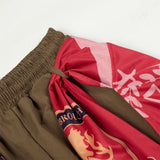 DAXUEN Draped graphic cargo pants with unique prints