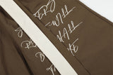 DAXUEN Baggy wide-leg pants with script prints