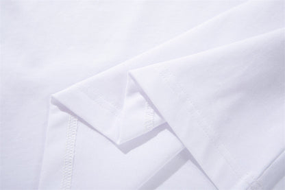 DAXUEN Metallic star embroidered short-sleeved T-shirt