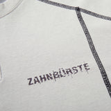 DAXUEN Glitchy text graphic short-sleeved T-shirt