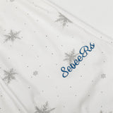 DAXUEN Wide-leg lounge pants with snowflake print