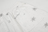 DAXUEN Wide-leg lounge pants with snowflake print