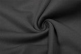 DAXUEN Dark grey wide leg sweatpants with unique graphics
