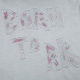 DAXUEN Vintage short-sleeve T-shirt with distressed graphic