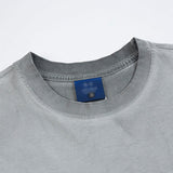 DAXUEN Vintage short-sleeve T-shirt with distressed graphic
