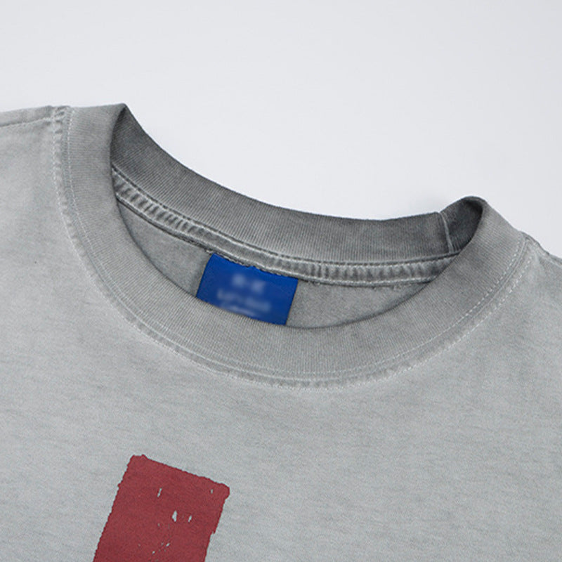 DAXUEN Oversized graphic t-shirt with bold prints