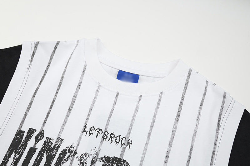 DAXUEN Layered short-sleeve t-shirt with sleeveless vest
