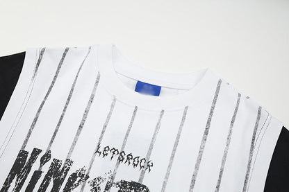 DAXUEN Layered short-sleeve t-shirt with sleeveless vest