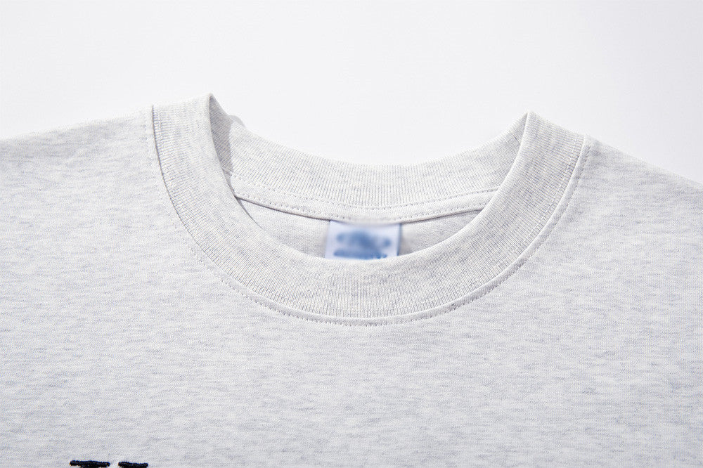 DAXUEN Oversized short-sleeve crew neck T-shirt with graphic