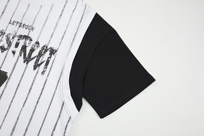 DAXUEN Layered short-sleeve t-shirt with sleeveless vest