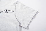DAXUEN Oversized short-sleeve crew neck T-shirt with graphic