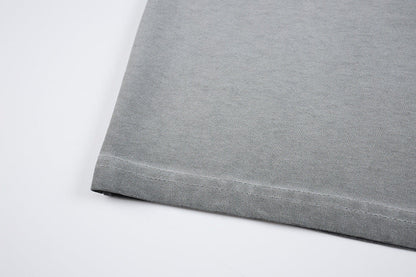 DAXUEN Vintage short-sleeve T-shirt with distressed graphic