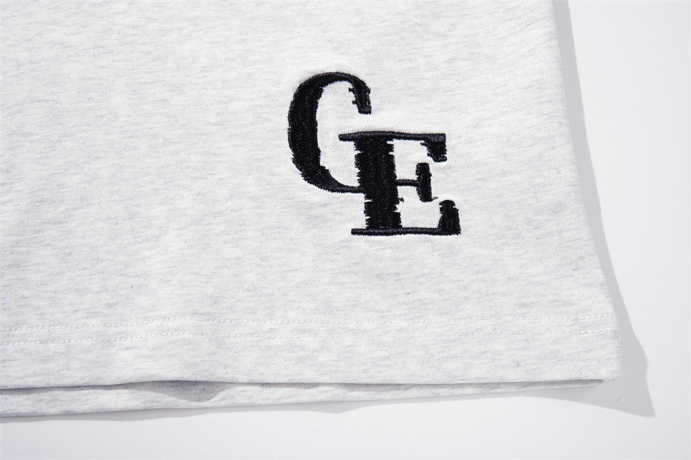 DAXUEN Oversized short-sleeve crew neck T-shirt with graphic