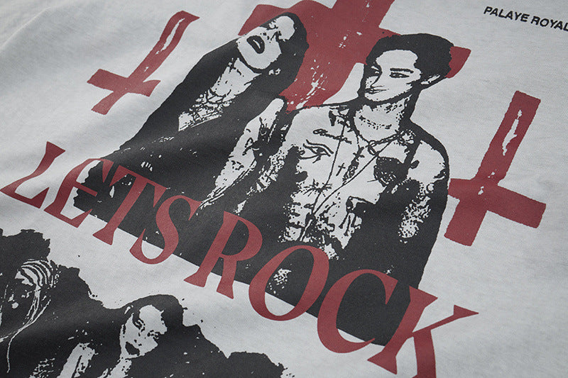 DAXUEN Oversized graphic t-shirt with bold prints