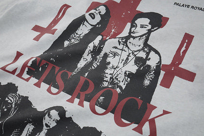 DAXUEN Oversized graphic t-shirt with bold prints