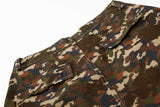 DAXUEN Camouflage wide-leg cargo shorts