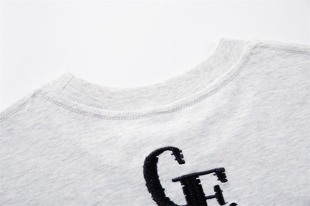 DAXUEN Oversized short-sleeve crew neck T-shirt with graphic