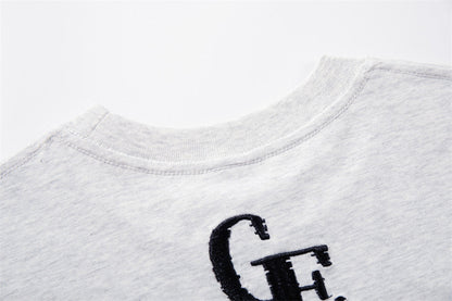 DAXUEN Oversized short-sleeve crew neck T-shirt with graphic
