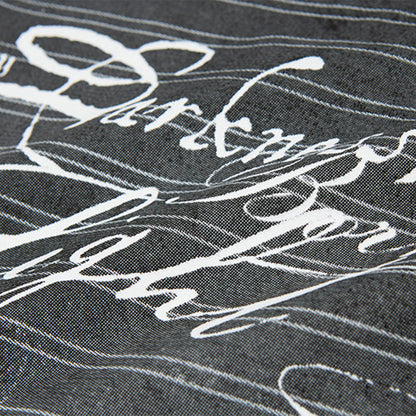 DAXUEN Oversized short-sleeved graphic T-shirt in black or white