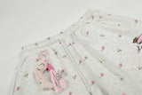 DAXUEN Wide-leg sweatpants with playful prints and embroidery