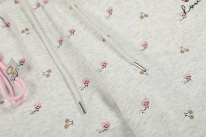 DAXUEN Wide-leg sweatpants with playful prints and embroidery