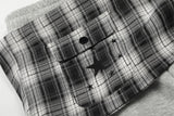 DAXUEN Tunnel Walk Plaid Wrap Sweatpants