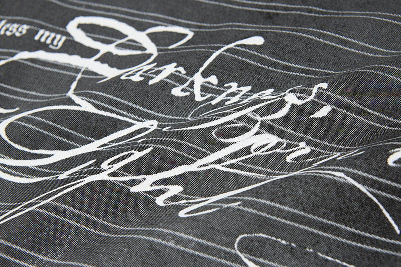 DAXUEN Oversized short-sleeved graphic T-shirt in black or white