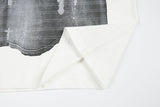 DAXUEN Oversized short-sleeved graphic T-shirt in black or white