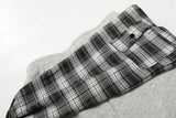 DAXUEN Tunnel Walk Plaid Wrap Sweatpants