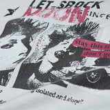 DAXUEN Distressed graphic print loose-fit T-shirt