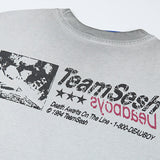 DAXUEN Distressed graphic print loose-fit T-shirt