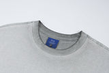 DAXUEN Distressed graphic print loose-fit T-shirt