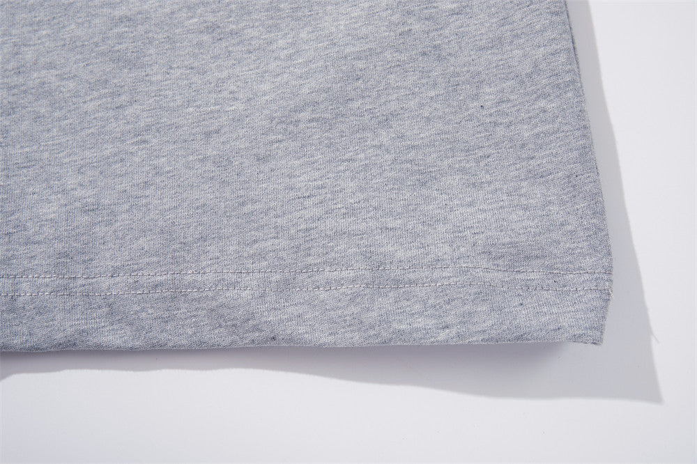 DAXUEN Short-sleeved relaxed-fit t-shirt with floral embroidery